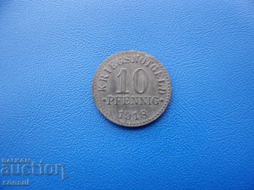 Γερμανία - Braunschweig 10 Pfennig 1918 με τιμή € 4.09 | 8.00 BGN