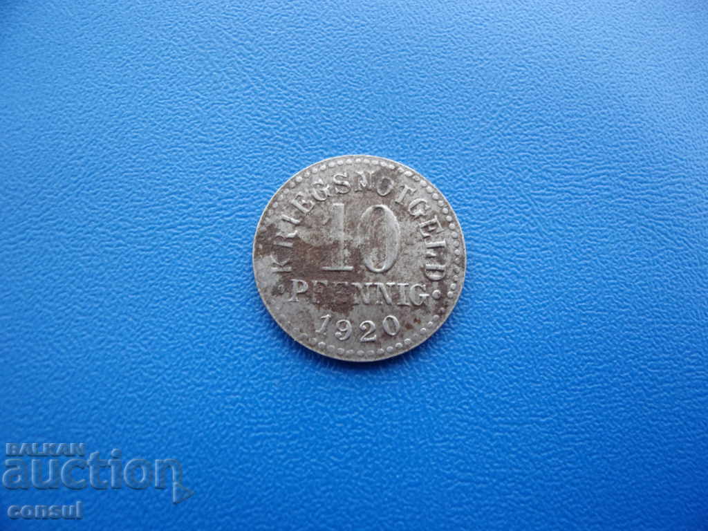 Γερμανία - Braunschweig 10 Pfennig 1920 με τιμή € 4.09 | 8.00 BGN Γερμανία - Braunschweig 10 Pfennig 1920 με τιμή € 4.09 | 8.00 BGN