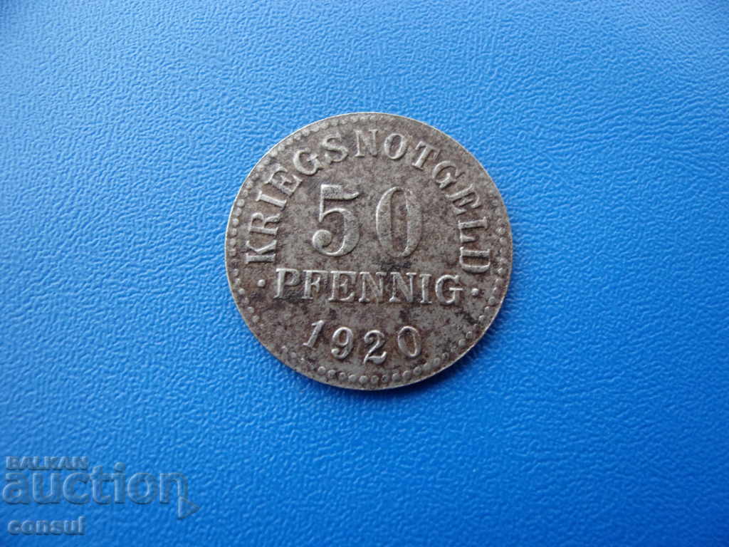 Γερμανία - Braunschweig 50 Pfennig 1920 με τιμή € 6.65 | 13.01 BGN Γερμανία - Braunschweig 50 Pfennig 1920 με τιμή € 6.65 | 13.01 BGN