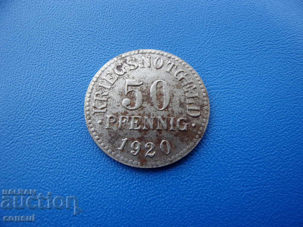 Germania - Braunschweig 50 Pfennig 1920 cu preț € 7.16 | 14.00 BGN