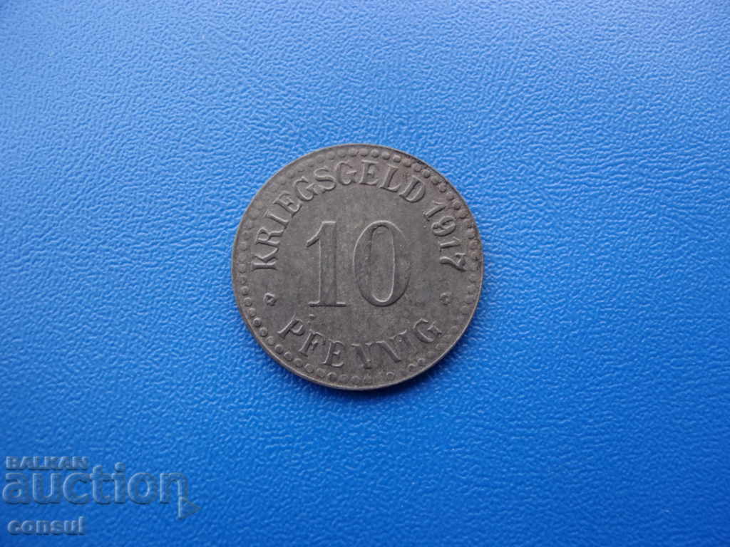 Germania - Cassel 10 Pennig 1917 cu preț € 3.58 | 7.00 BGN