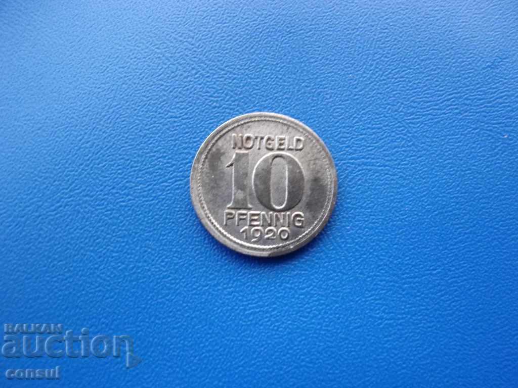 Germania - Coblenz 10 Pfennig 1920 cu preț € 4.09 | 8.00 BGN