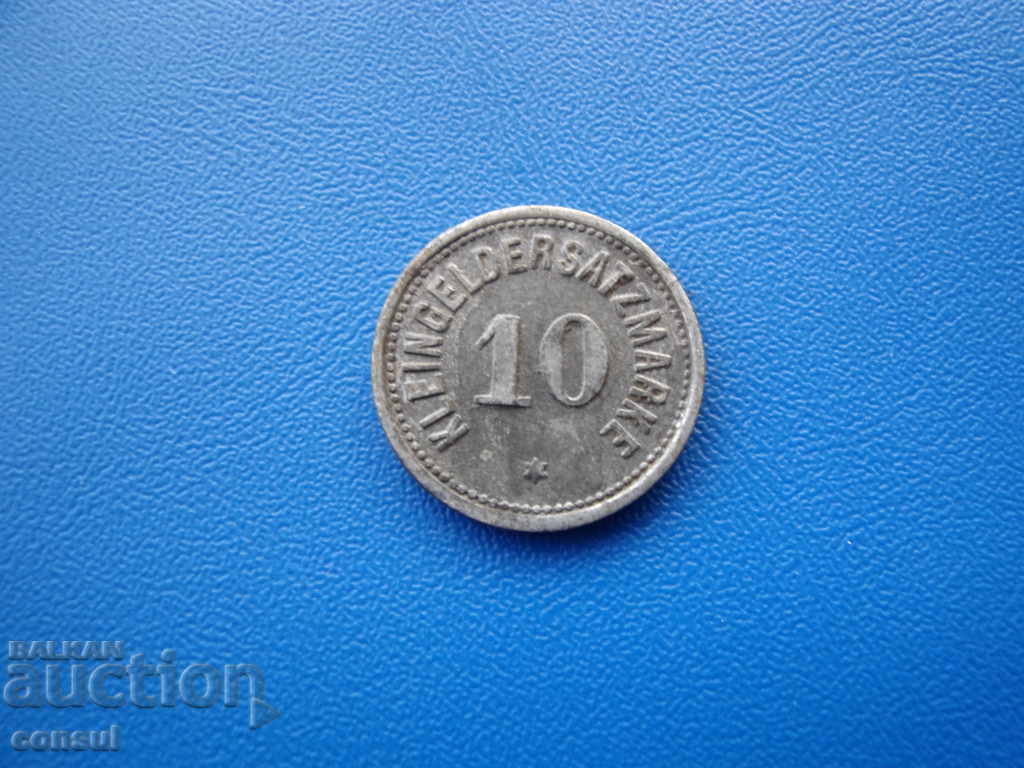 Germania - Darmstadt 10 Pfennig 1919 cu preț € 3.58 | 7.00 BGN