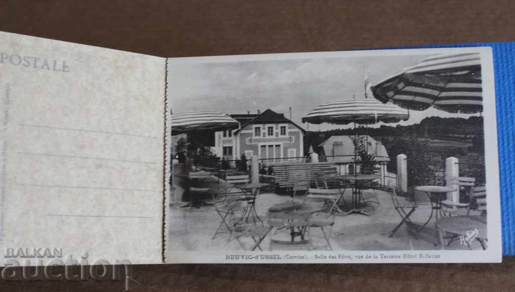 Auction 1930-ALBUM WITH 20 FRENCH POSTAL CARDS CARD BOARD Auction 1930-ALBUM WITH 20 FRENCH POSTAL CARDS CARD BOARD