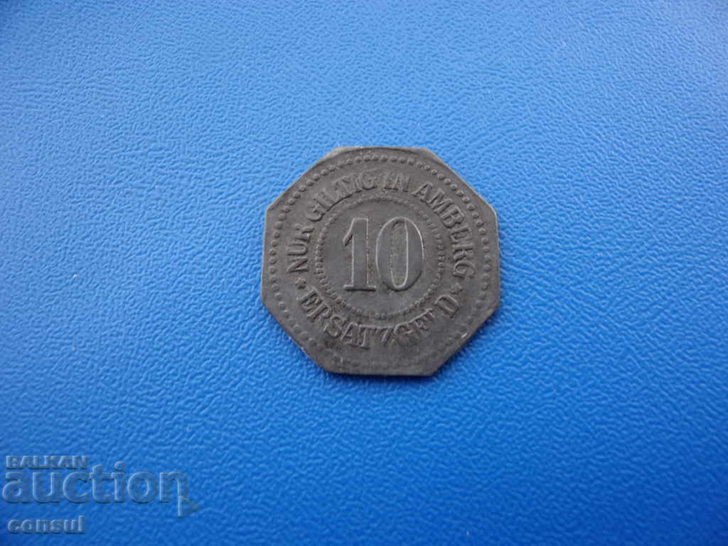 Germania - KGL.Bayer Amberg 10 Pennig 1918 cu preț € 4.09 | 8.00 BGN