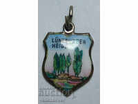 23445 Germany sign coat of arms city Luneburger Heide silver sample