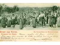 Greetings from Varna 1901 Velchev - The grape harvest in Evksinograd