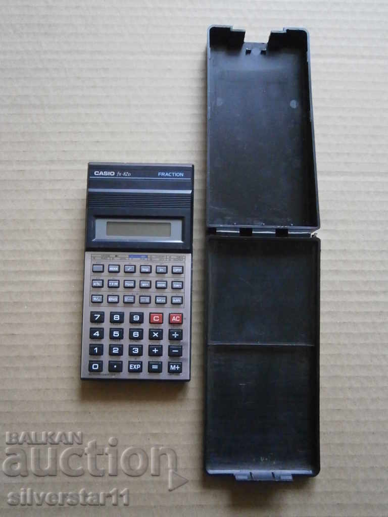 JAPAN CASIO fx-82D  калкулатор елка ретро соц