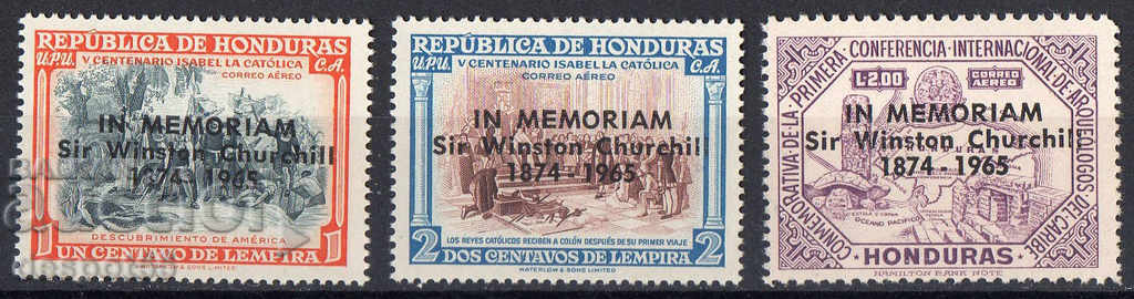 1966. Хондурас. В памет на У. Чърчил (1874-1965).
