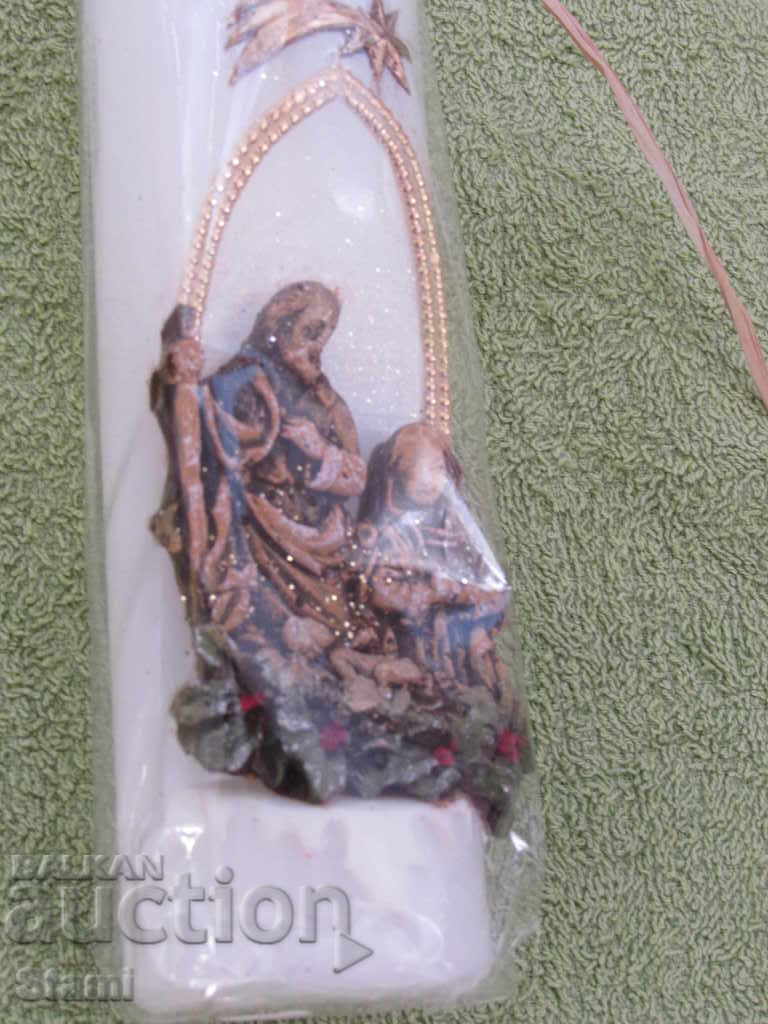 Holiday Christmas Decorative Candle - 6 Holiday Christmas Decorative Candle - 6