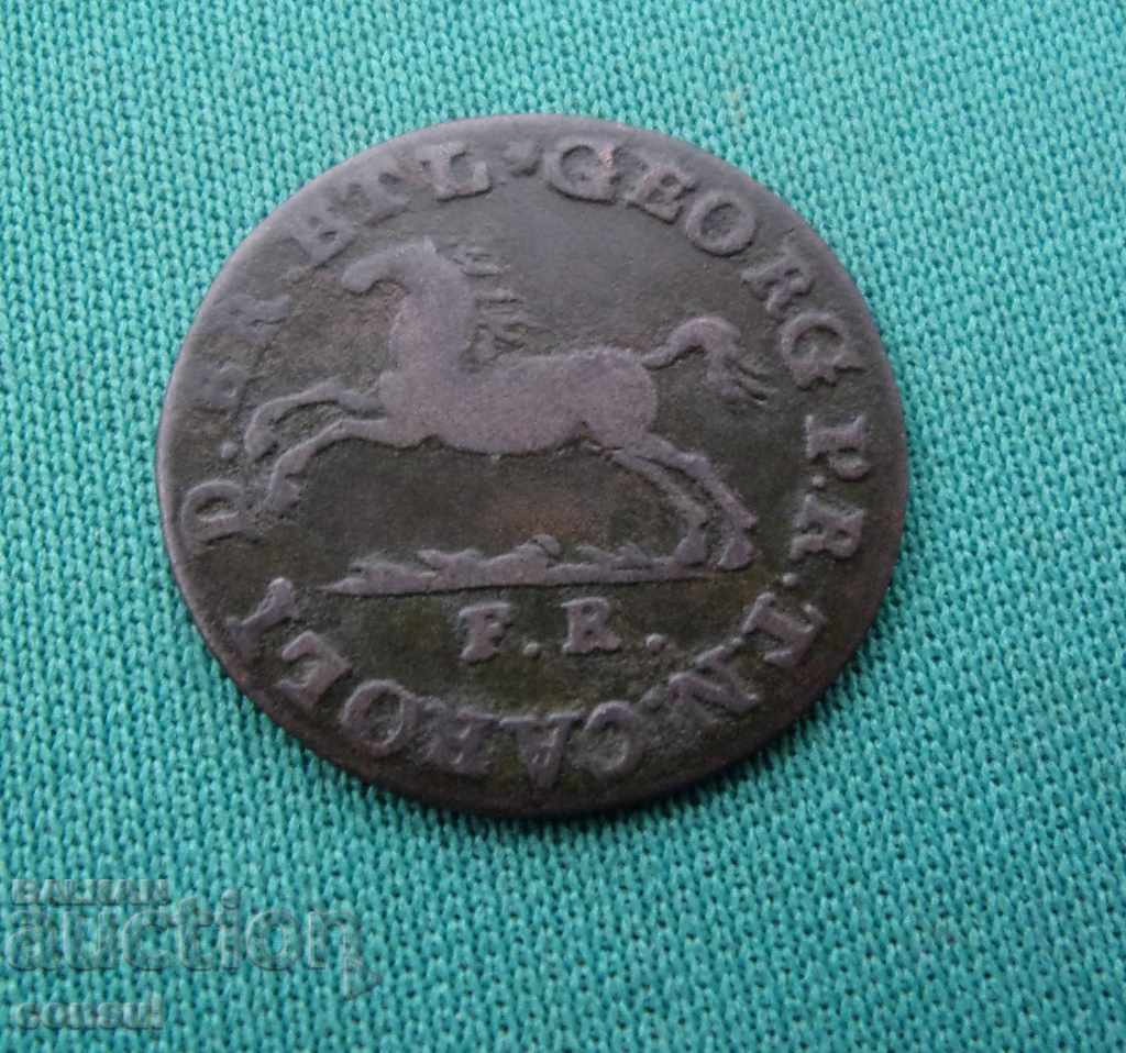 Germania Braunschweig 1 Pennig 1816 FR Foarte rare monede cu preț € 33.23 | 64.99 BGN