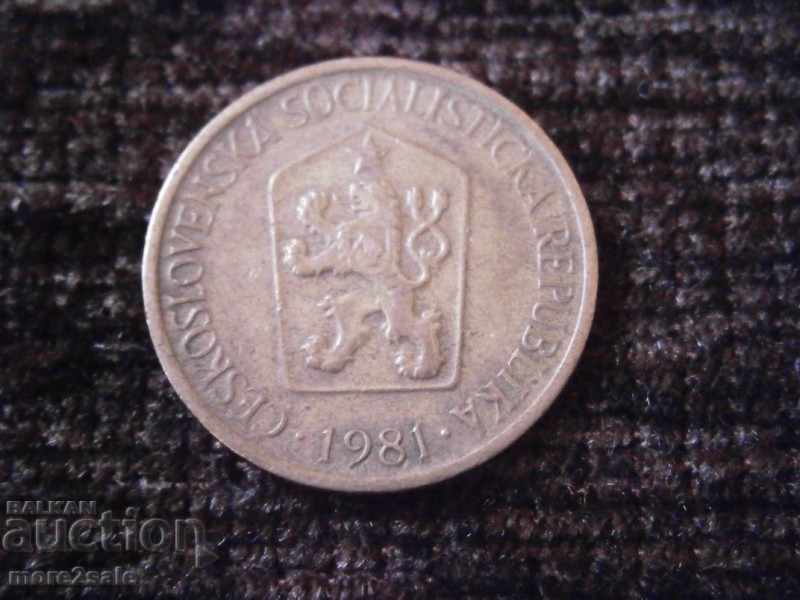 1 Κορώνα Τσεχοσλοβακία 1981 Το νόμισμα με τιμή 0.40 BGN | € 0.20 1 Κορώνα Τσεχοσλοβακία 1981 Το νόμισμα με τιμή 0.40 BGN | € 0.20