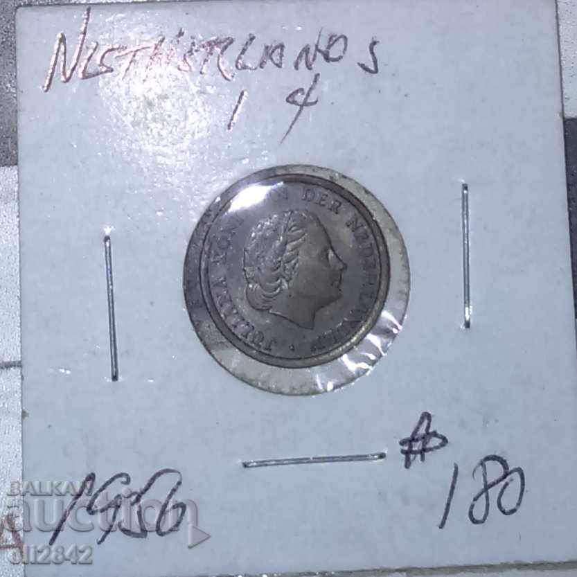 1 cent Olanda 1956