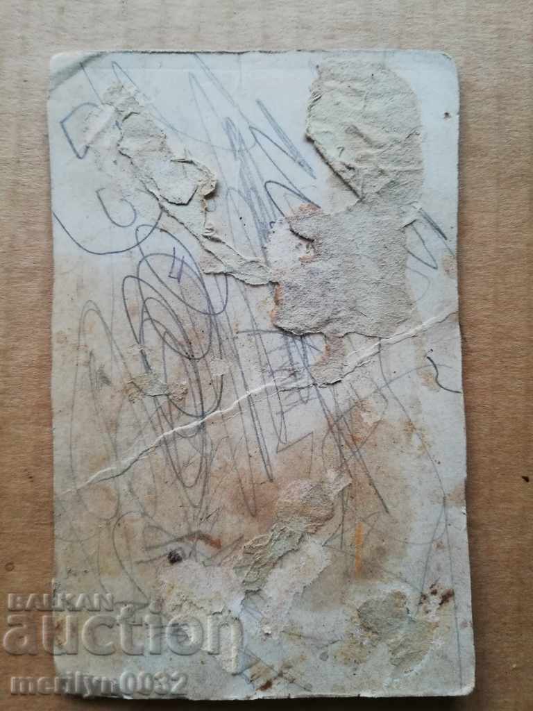 Delivery of Old photo, photography, portrait of soldiers with rifle