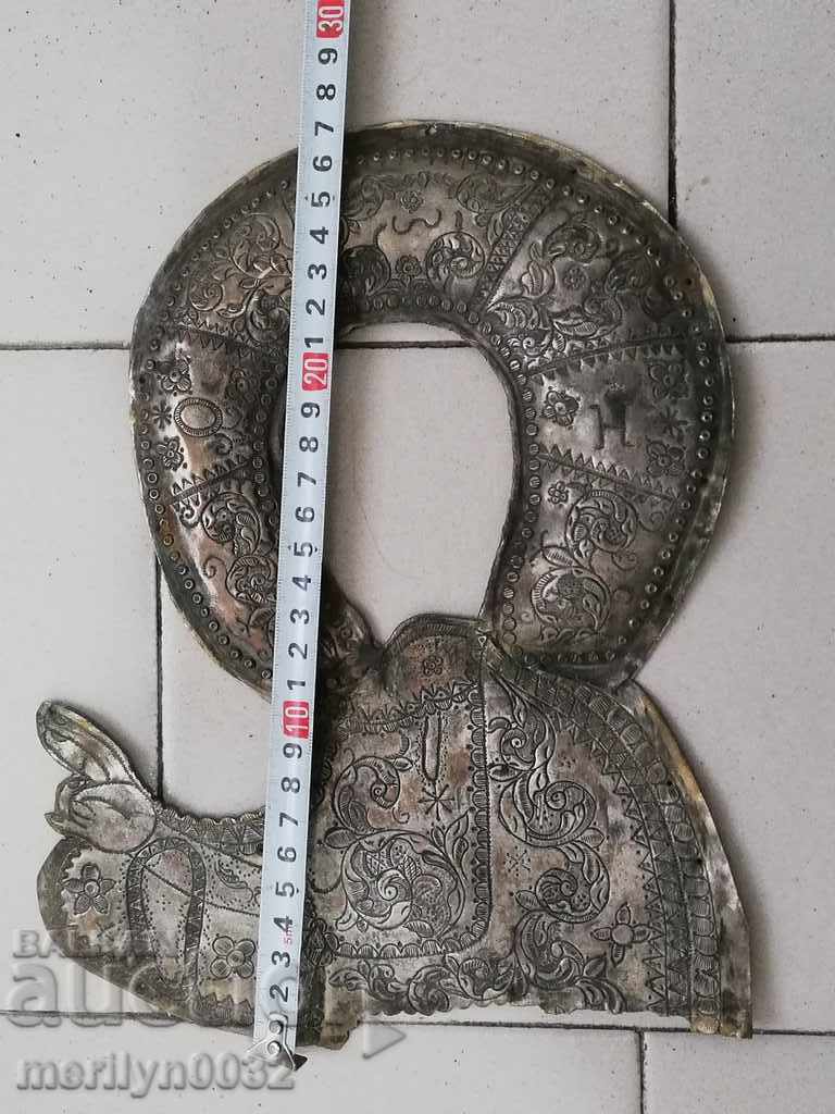 Аукцион Възрожденски сребърен обков за икона 138 грама сребро кръст Аукцион Възрожденски сребърен обков за икона 138 грама сребро кръст