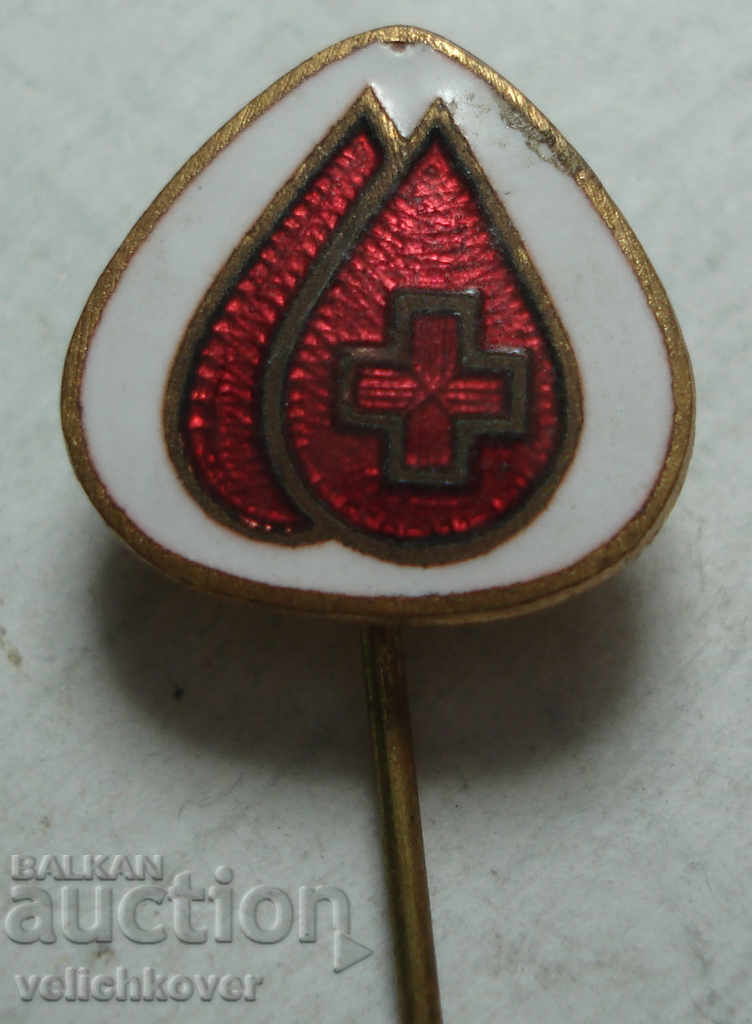 23729 България знак БЧК Български червен къст кръводарител