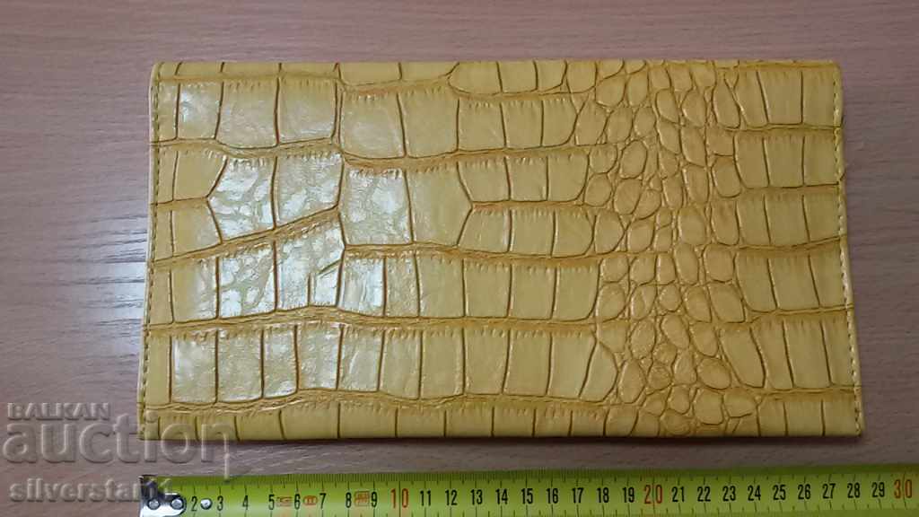 PORTFEL wallet purse crocodile alligator 60te with price 35.00 BGN | € 17.90 PORTFEL wallet purse crocodile alligator 60te with price 35.00 BGN | € 17.90