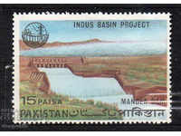 1967. Πακιστάν. Έργο της ινδουιστικής λεκάνης, το φράγμα Mangla.