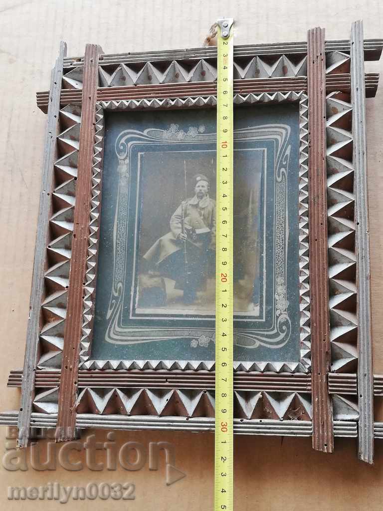 Auction Photo frame shepherd woodcarving photography portrait 1885g Auction Photo frame shepherd woodcarving photography portrait 1885g