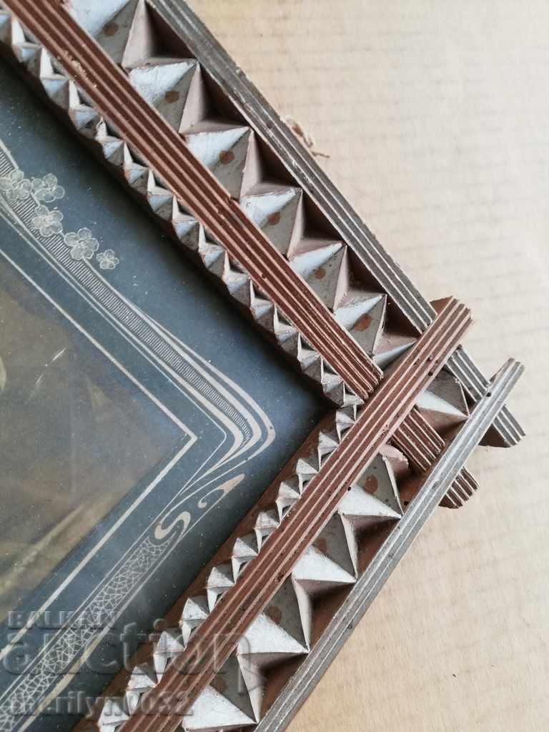 Photo frame shepherd woodcarving photography portrait 1885g - 5 Photo frame shepherd woodcarving photography portrait 1885g - 5