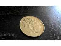 Монета - Кипър - 10 цента | 1994г.