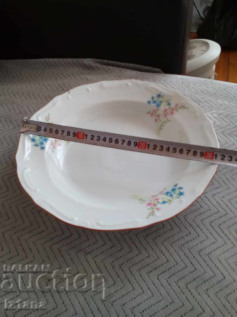 Licitație Veche placă de porțelan, platou Licitație Veche placă de porțelan, platou