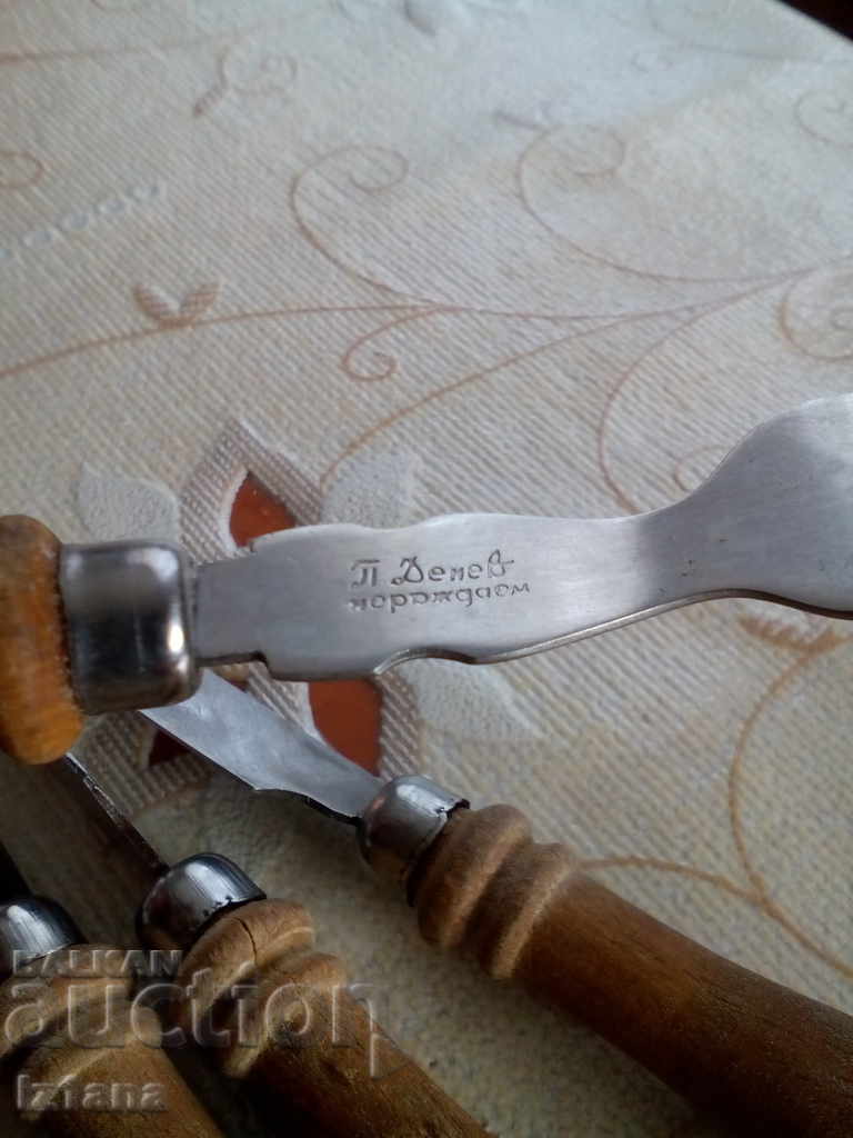 Old cutlery, forks, blades - 6