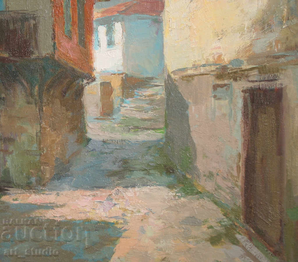 Pe străzile din Turnovo - vopsele de ulei cu preț € 204.52 | 400.01 BGN