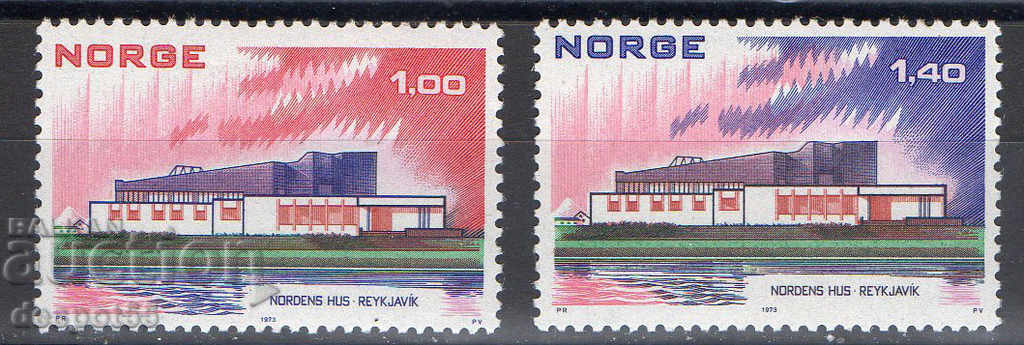 1973. Norvegia. Casă de nord din Reykjavík.