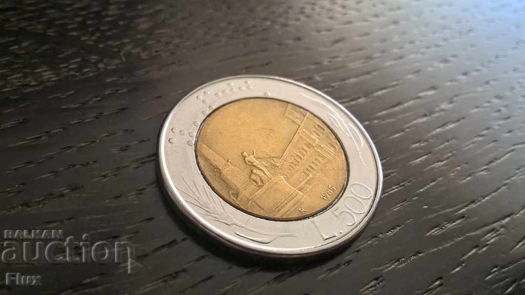 Monede - Italia - 500 liras | 1985.