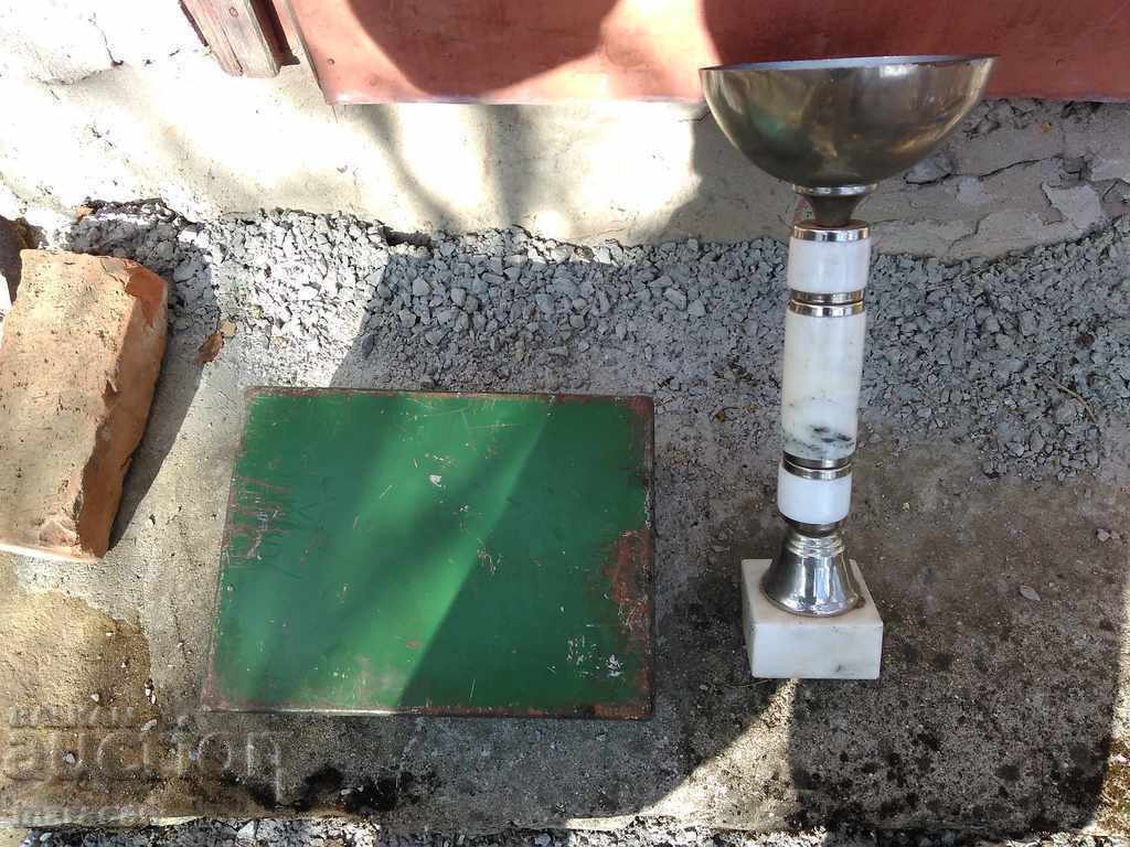 Licitație Casa de marcat portabila metalica si bol de marmura