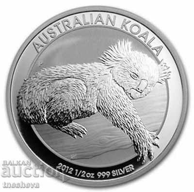 1/2 унция  Австралийска коала  2012 г.