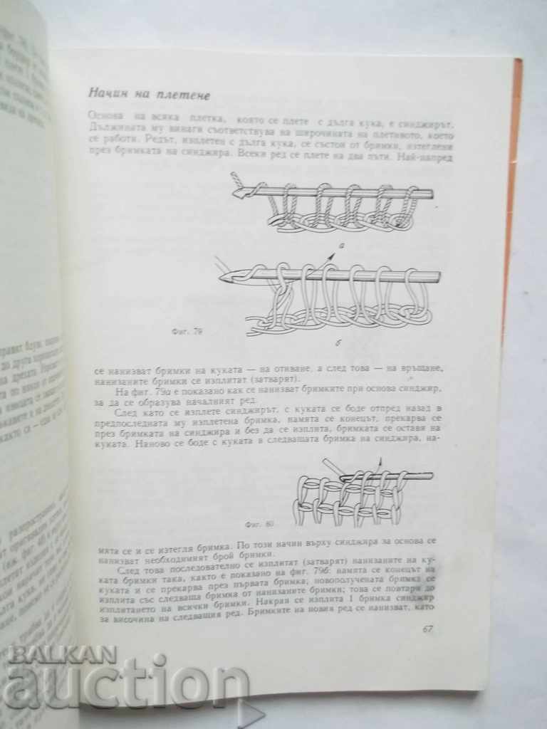 Licitație Cum și ce să Knit - Nevena Stoyanova 1968 Licitație Cum și ce să Knit - Nevena Stoyanova 1968