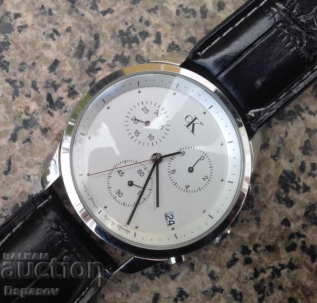 Ceas original elvețian Calvin Klein K22271 Cronograf