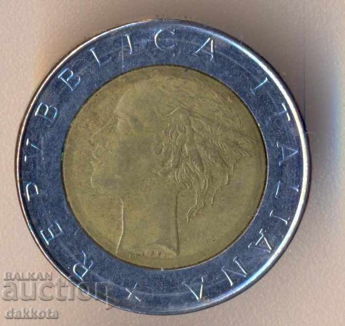 Italia 500 liras 1986 cu preț 1.00 BGN | € 0.51