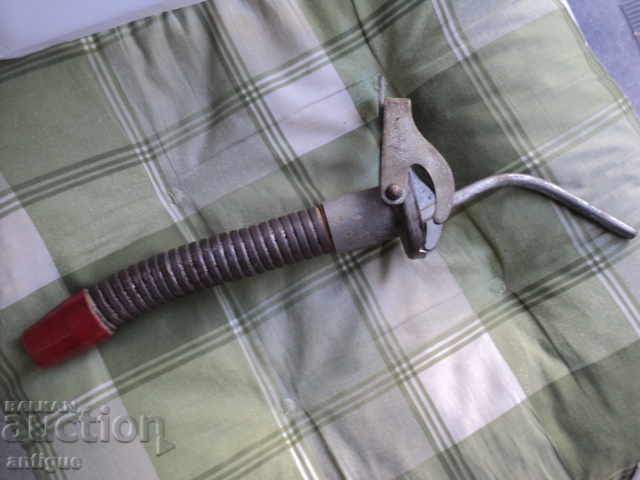 Metal fuel can nozzle - social retro item