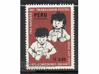 1986. Peru. Ajutor pentru familiile muncitorilor poștali.