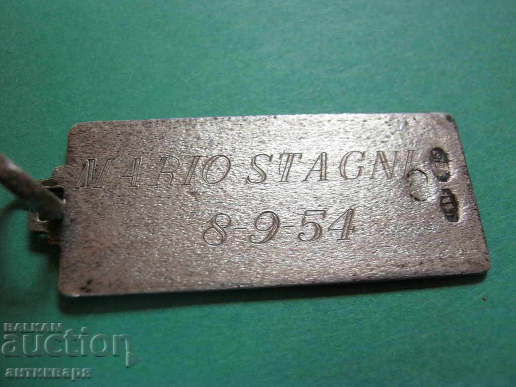 Italian silver soldier tile - 1954 with price 88.00 BGN | € 44.99 Italian silver soldier tile - 1954 with price 88.00 BGN | € 44.99
