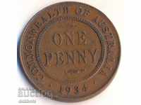 Australia Penny 1934