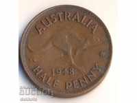 Australia 1/2 penny 1948