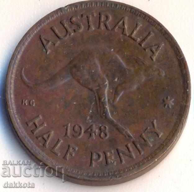 Australia 1/2 penny 1948