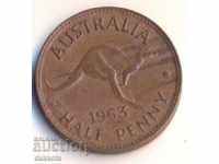 Australia 1/2 penny 1963 year