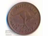 Αυστραλία μισό δεκάρα 1953