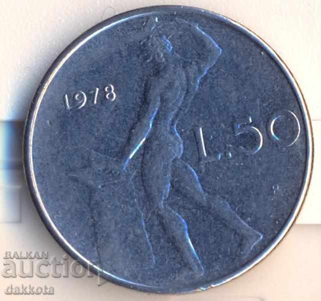 Italia 50 liras în 1978