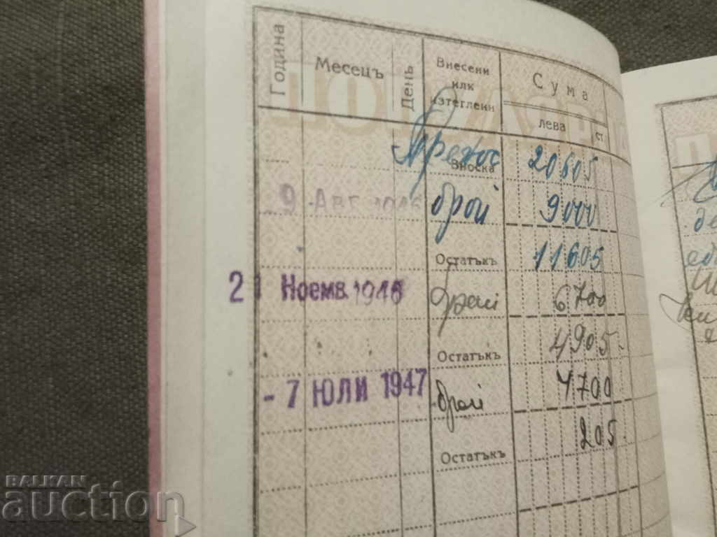 Delivery of Macedonian Cooperative Bank - Depository Book 1936-47