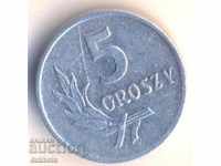 Полша 5 гроша 1962 година