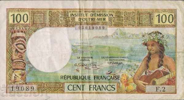 100 φράγκα Νέα Καληδονία 1969 P-59 Αριθ