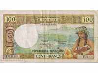 100 francs New Caledonia 1969 P-59 Numéa