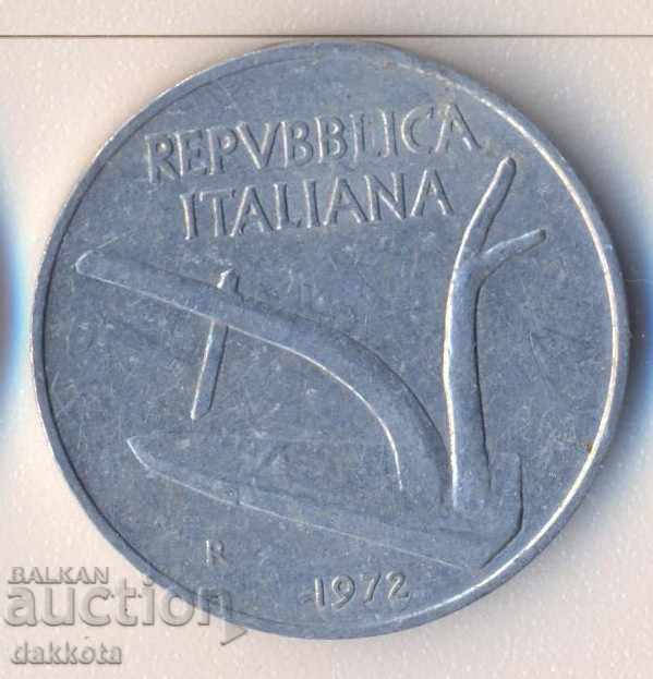 Италия 10 лири 1972 година с цена 1.00 лв. | € 0.51