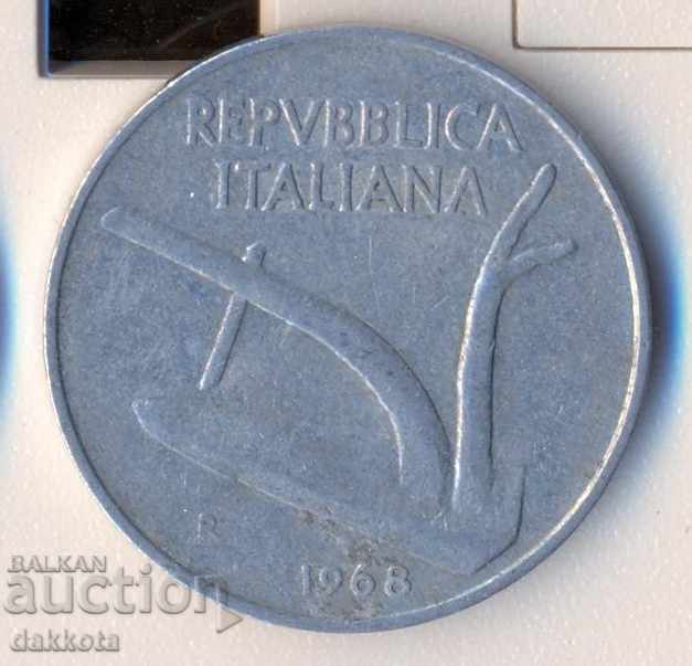 Ιταλία 10 λίρες το 1968 με τιμή 1.70 BGN | € 0.87